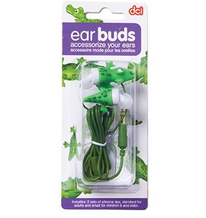 DCI Kids and Adults Earphones - Crocodile